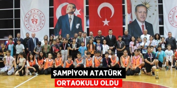 ŞAMPİYON ATATÜRK ORTAOKULU OLDU