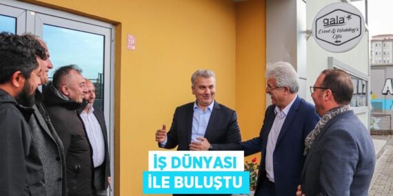 İŞ DÜNYASI İLE BULUŞTU