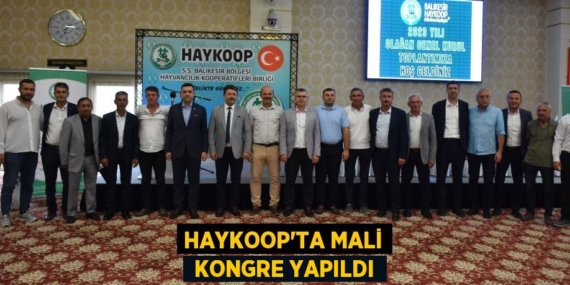 HAYKOOP’TA MALİ  KONGRE YAPILDI
