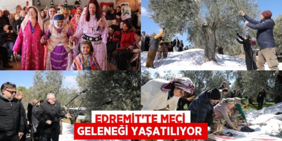 EDREMİT’TE MECİ GELENEĞİ YAŞATILIYOR