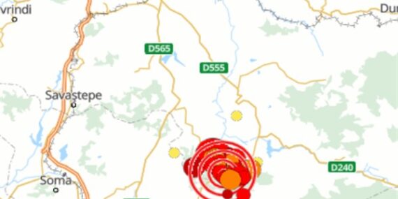 Balıkesir beşik gibi sallanıyor. Sındırgı’da 4.1 ve 3,9 büyüklüğünde deprem
