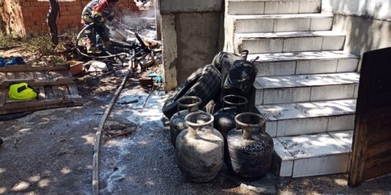 Ayşebacı’da bodrum yangını