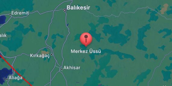 Balıkesir’de 4.4 büyüklüğünde deprem