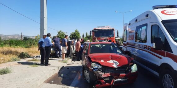 Sındırgı’da trafik kazası: 1 yaralı