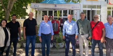 İsmail Ok, tarım lisesinde incelemelerde bulundu