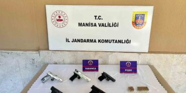 Alaşehir’de ruhsatsız tabanca operasyonu