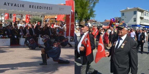 AYVALIK’TA ZAFER BAYRAMI’NIN 103. YILDÖNÜMÜ COŞKUSU