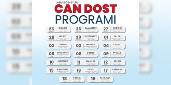Balıkesir Büyükşehir Belediyesinin Can Dost’u şifa dağıtıyor