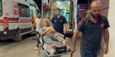 Devrilen motosikletin sürücüsü yaralandı