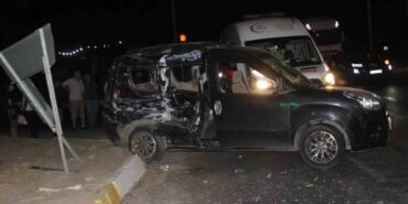 Manisa’da feci kaza: 1 ölü, 2’si ağır 8 yaralı