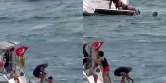 Mersin’de 6 kişinin içinde olduğu tekne alabora oldu