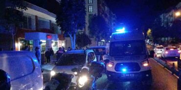 Polisin "dur" ihtarına uymayan sürücü kaçarken kaza yaptı