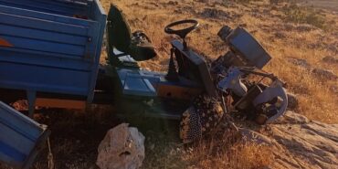 Siirt’te patpat şarampole devrildi: 1 yaralı