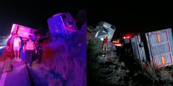 Bursa yolunda TIR kazası: 1 yaralı