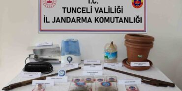 Tunceli’de uyuşturucu operasyonu