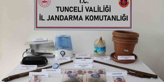 Tunceli’de uyuşturucu operasyonu