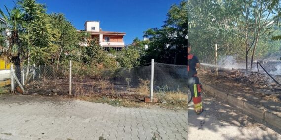 Ot yangını söndürüldü