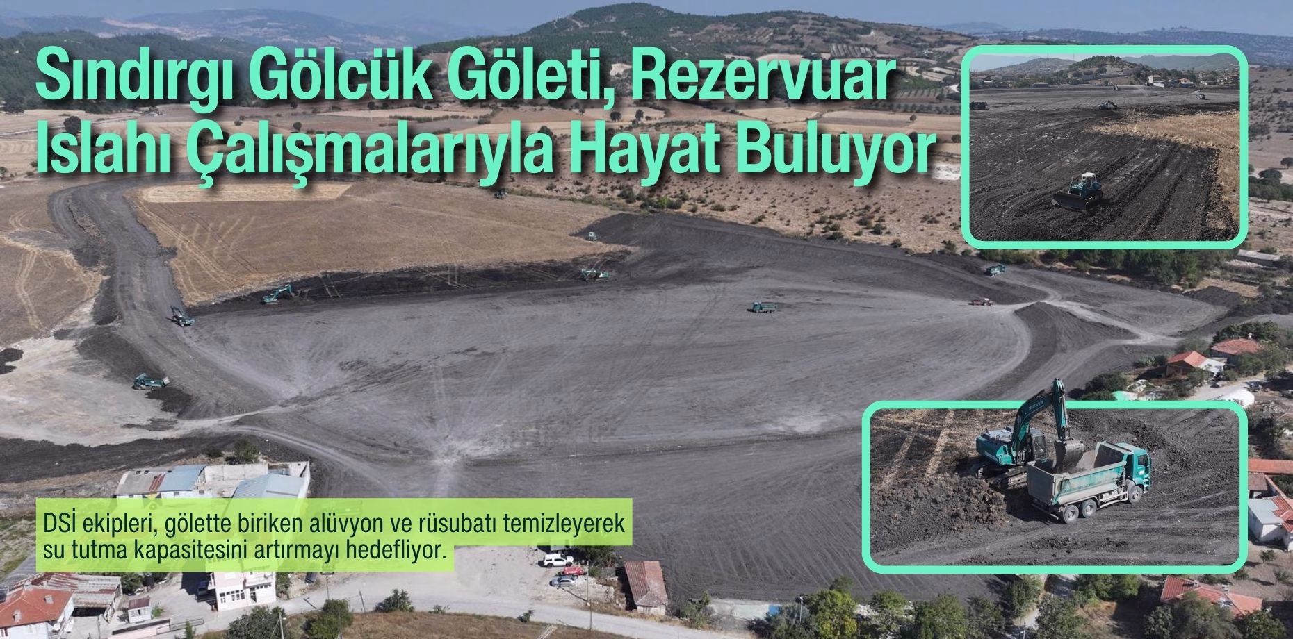 sındırgı gölcük göleti