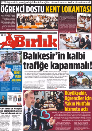 18 EYLÜL BİRLİK 1. SAYFA