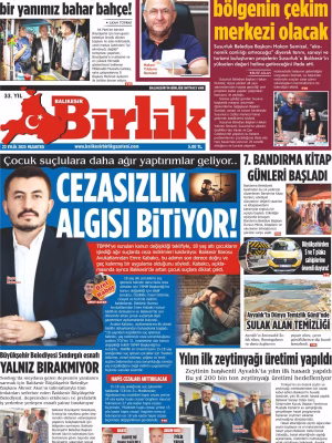 22 EYLÜL BİRLİK 1.SAYFA