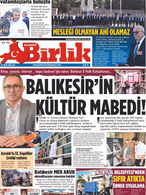 23 EYLÜL BİRLİK 1.SAYFA