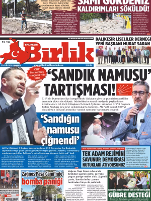 27 EYLÜL BİRLİK 1.SAYFA