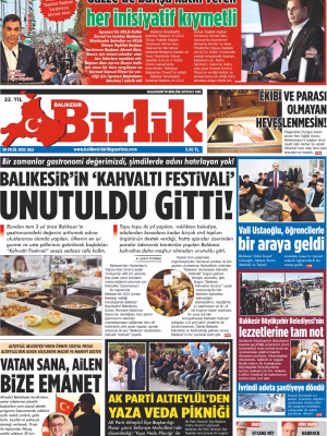 30 EYLÜL BİRLİK 1.SAYFA