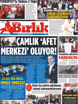 25 EYLÜL BİRLİK 1.SAYFA
