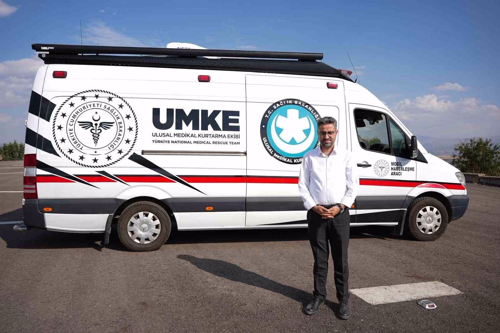 Bingöl’de UMKE’de mobil haberleşme aracı hizmete girdi