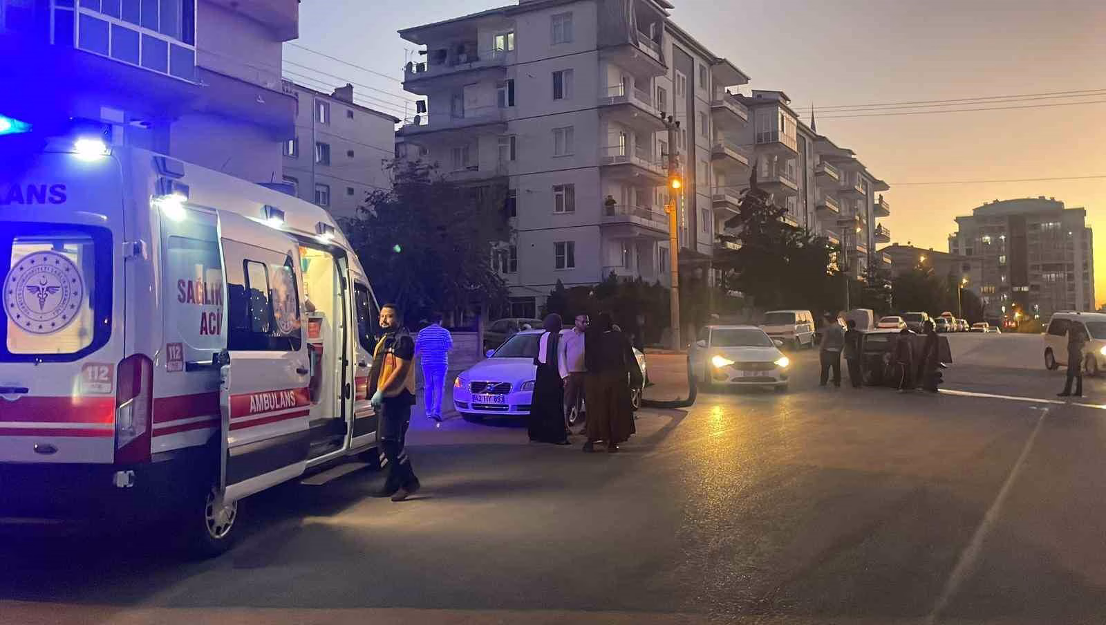 Karaman’da otomobiller çarpıştı: 2 yaralı