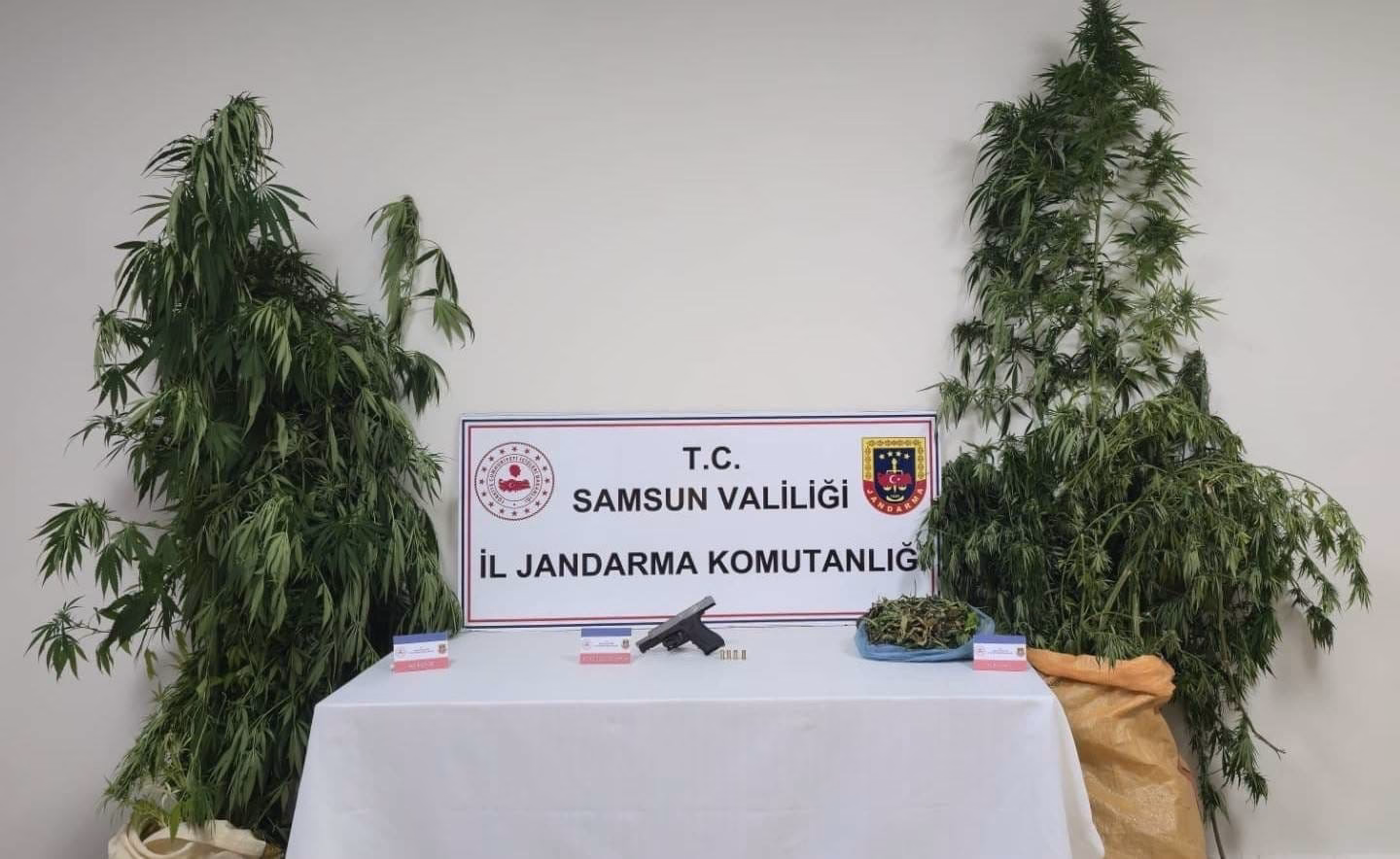 Samsun’da uyuşturucuya 2 gözaltı