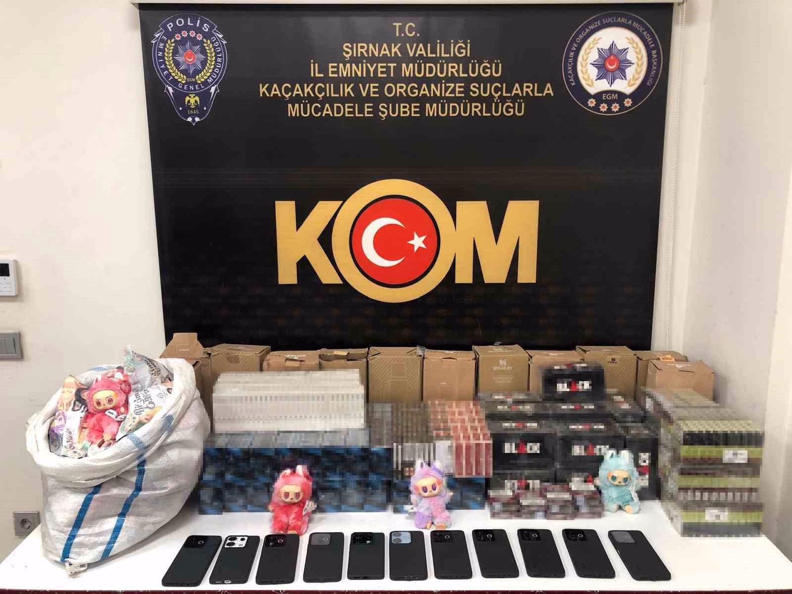 Şırnak’ta narkotik ve kaçakçılık operasyonunda 2 tutuklama