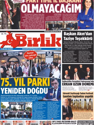 13 EKİM BİRLİK 1.SAYFA
