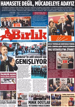 15 EKİM BİRLİK 1.SAYFA