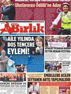 18 EKİM BİRLİK 1.SAYFA