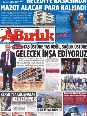 31 EKİM BİRLİK 1.SAYFA