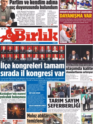 4 EKİM BİRLİK 1.SAYFA