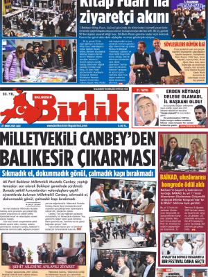 21 EKİM BİRLİK 1.SAYFA