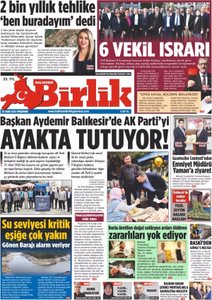 23 EKİM BİRLİK 1.SAYFA