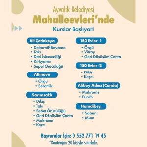 ayvalık kurs