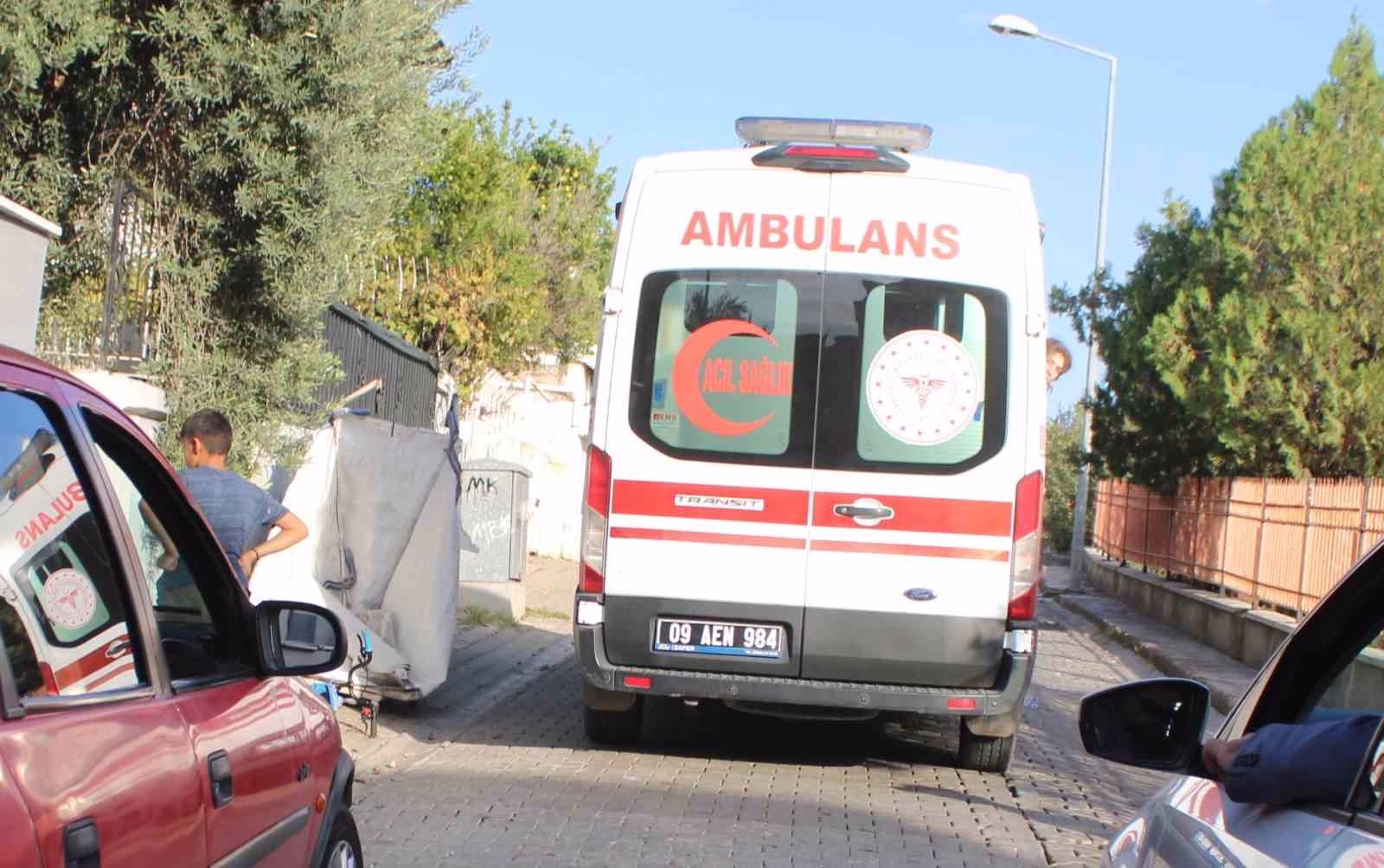 Balkondan düştüğü sanıldı fenalaştığı ortaya çıktı