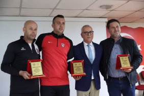 Edirne Amatör Ligi plaket töreni düzenlendi