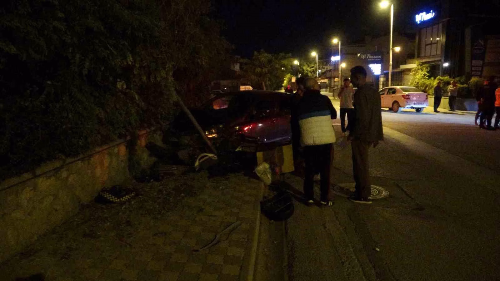 Malatya’da otomobil ile motosiklet çarpıştı: 2 yaralı
