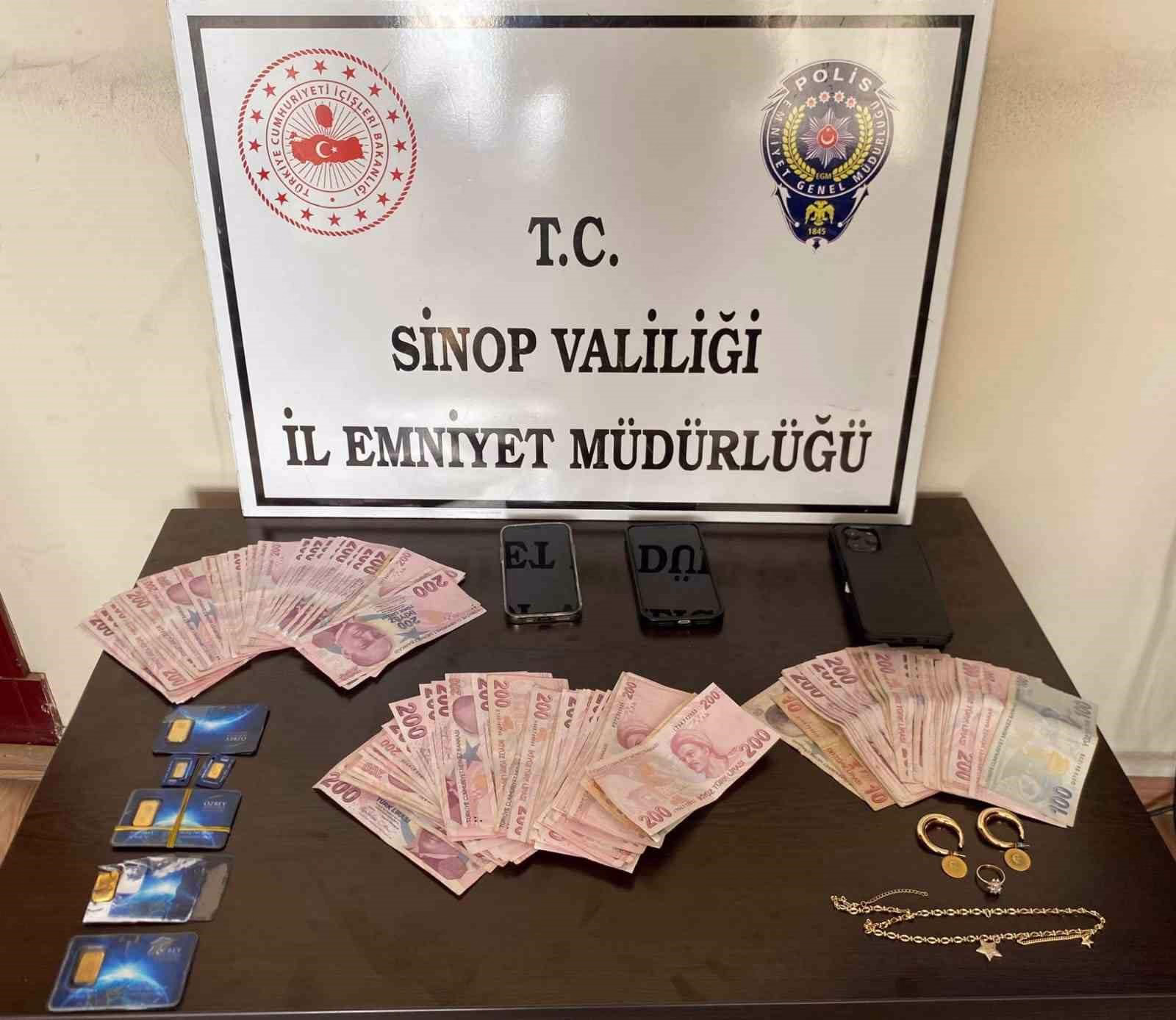 Sinop’ta sahte altın dolandırıcıları yakalandı