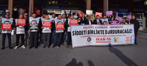 Şiddetsiz Bir Dünya İçin Birlikte Mücadeleye Devam Edeceğiz