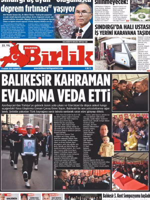 15 KASIM BİRLİK 1.SAYFA