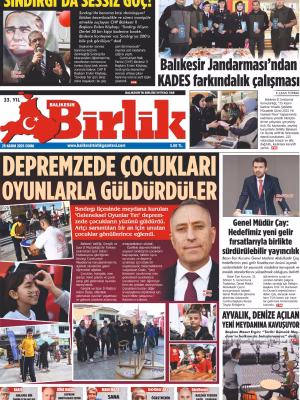 28 KASIM BİRLİK 1.SAYFA