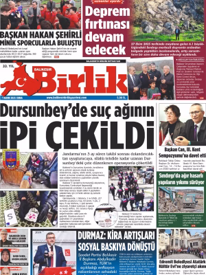 7 KASIM BİRLİK 1.SAYFA