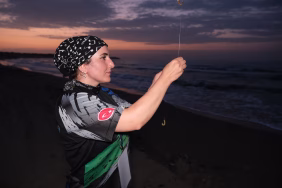 8. Uluslararası Surfcasting Balık Tutma Yarışması Kocaeli'de başladı