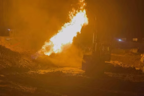 Doğal gaz patlamasıyla çıkan yangında 2 işçi yaralandı